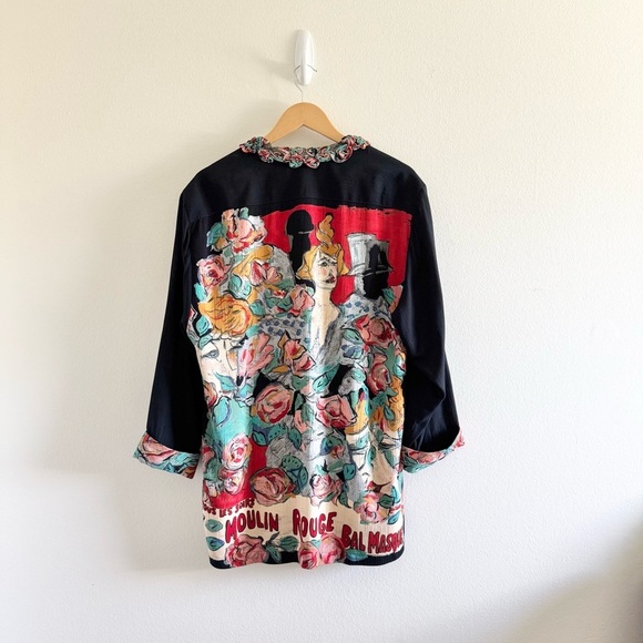Vintage Carole Little Moulin Rouge French Jacket size 4 - Picture 2 of 13